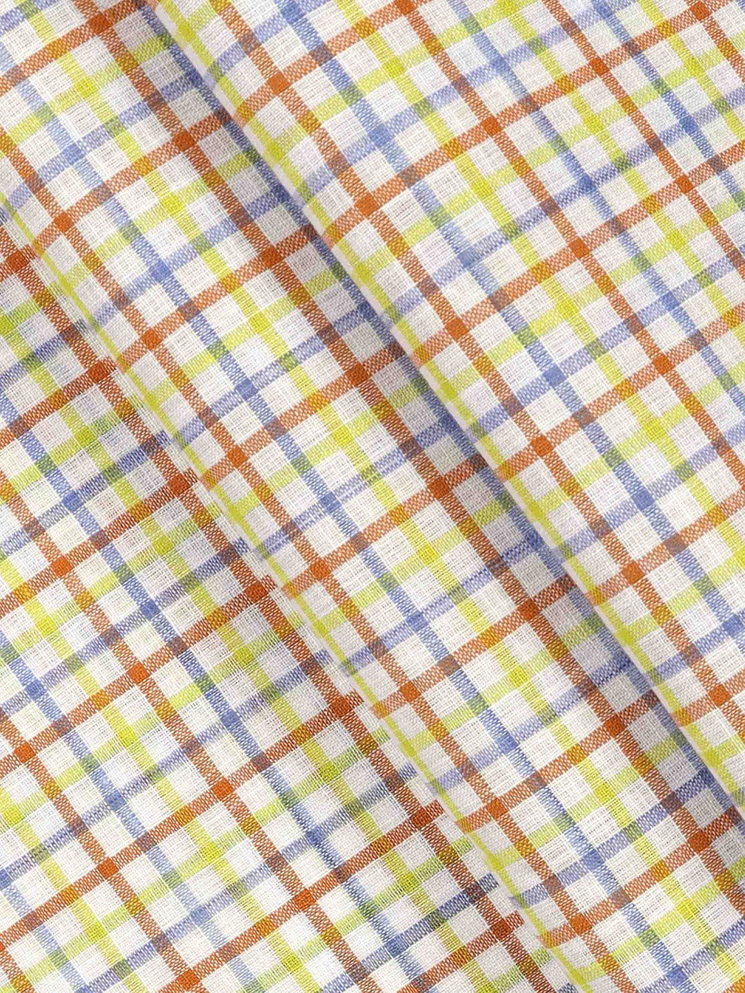 Cotton Colour Checked Colour Shirt Fabric Infinity-Pattern view