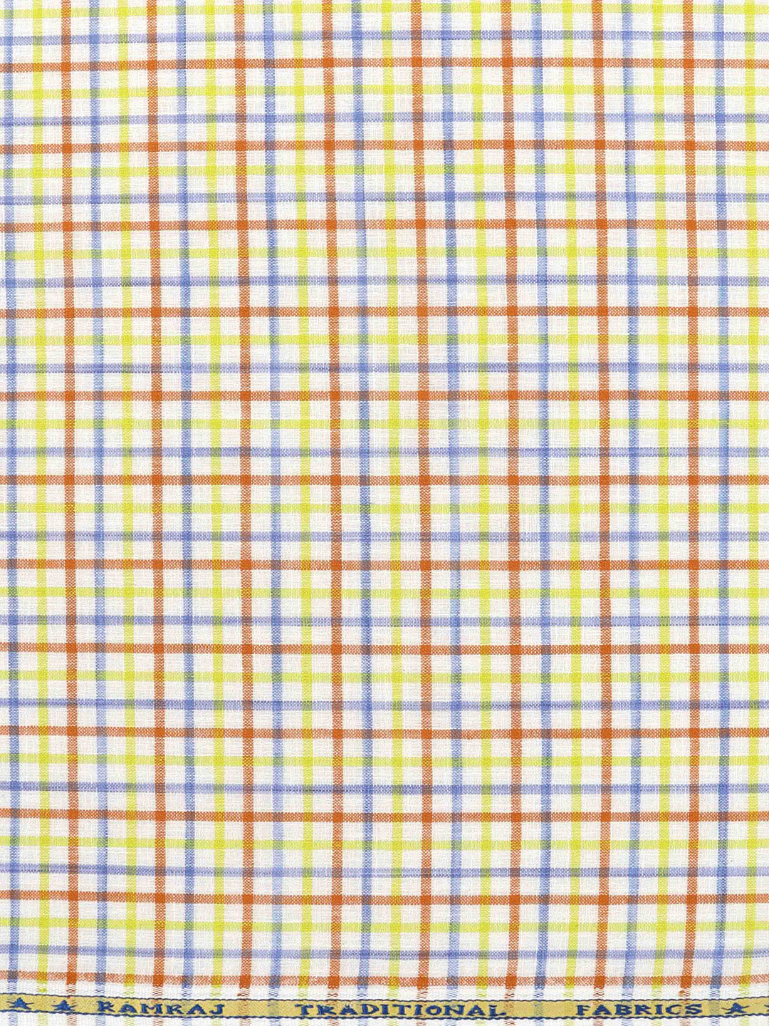 Cotton Colour Checked Colour Shirt Fabric Infinity-Zoomview