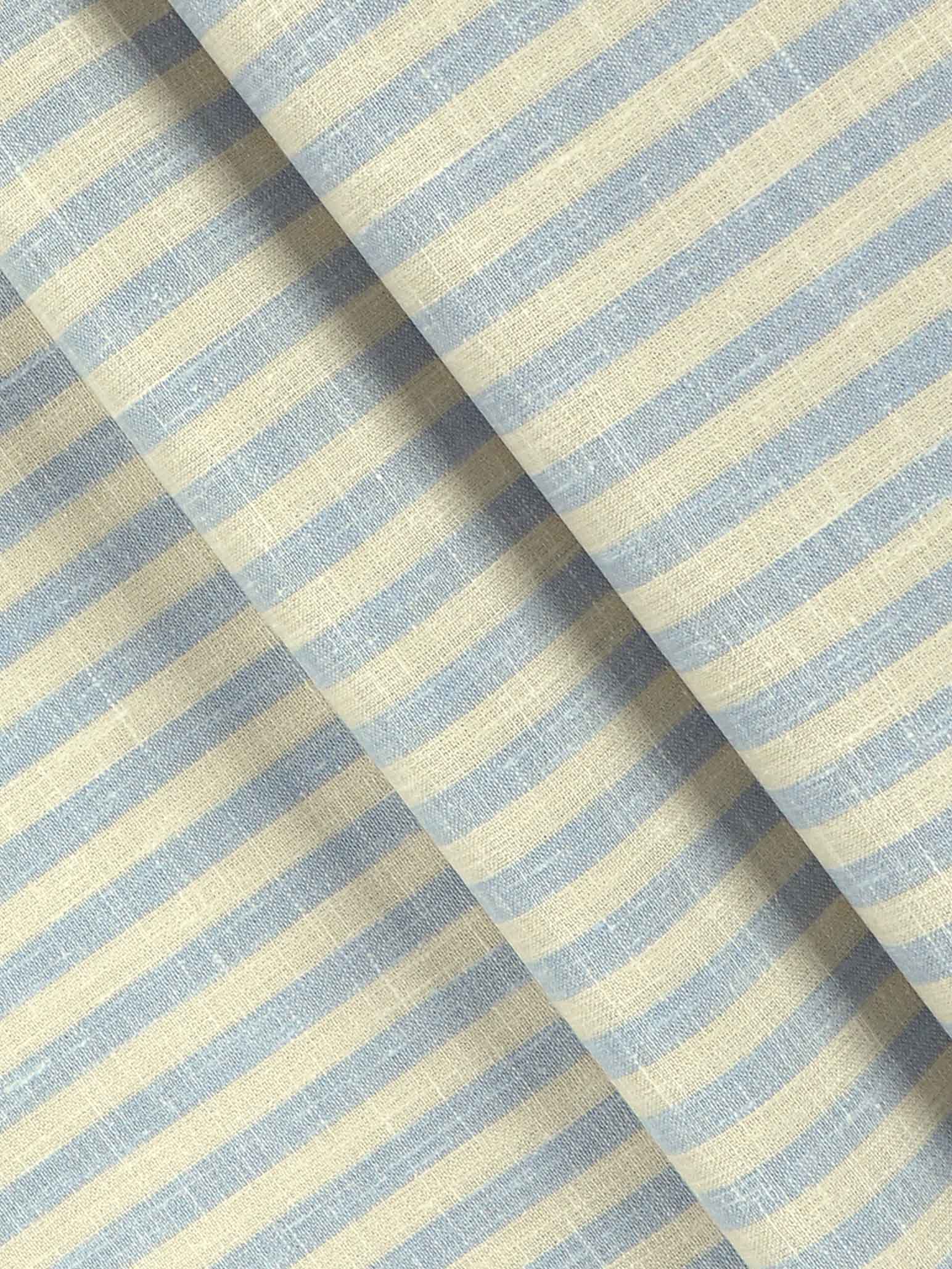 Mens Cotton Striped Shirt Fabric Light Yellow Elight Gold