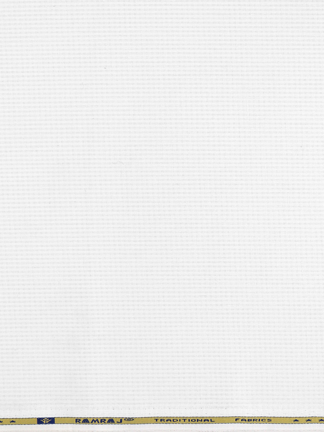 Men Cotton Rich Striped Shirt Fabric White Galaxy Art