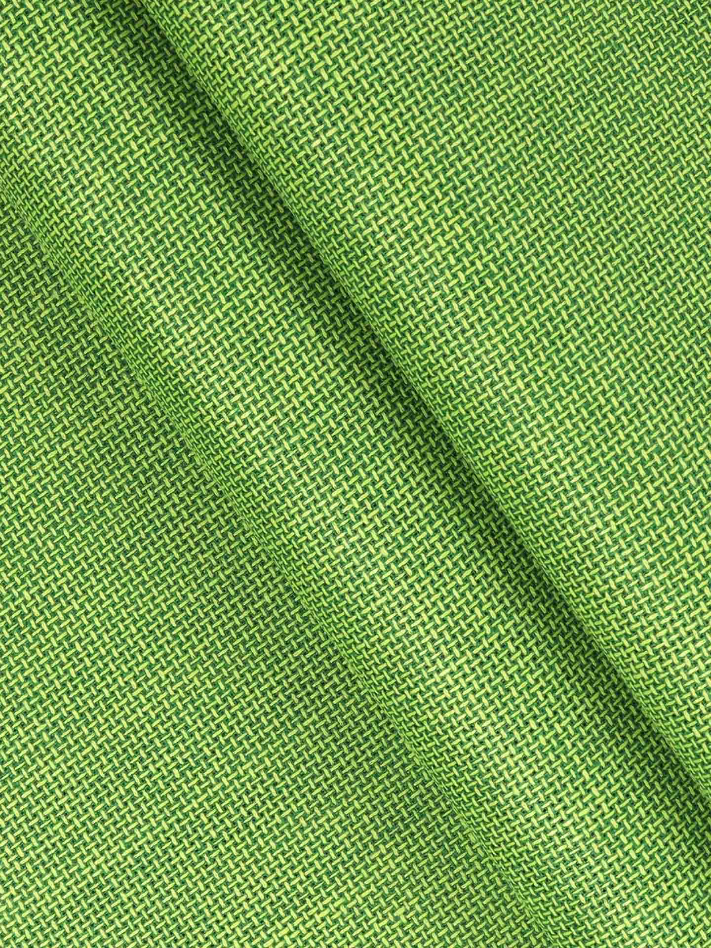 Men Cotton Rich Self Design Shirt Fabric Green High Style