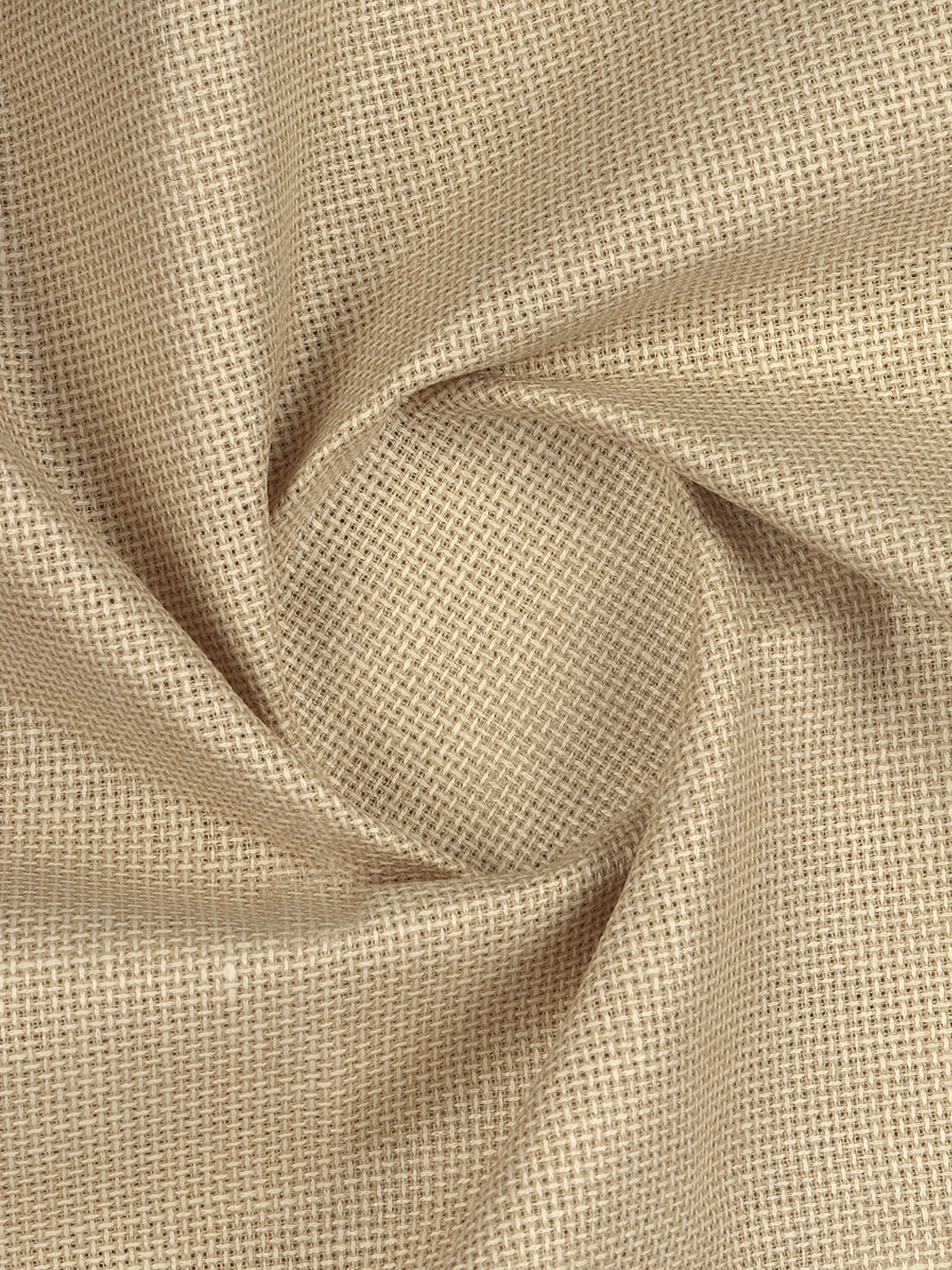 Men Cotton Rich Self Design Shirt Fabric Light Brown High Style