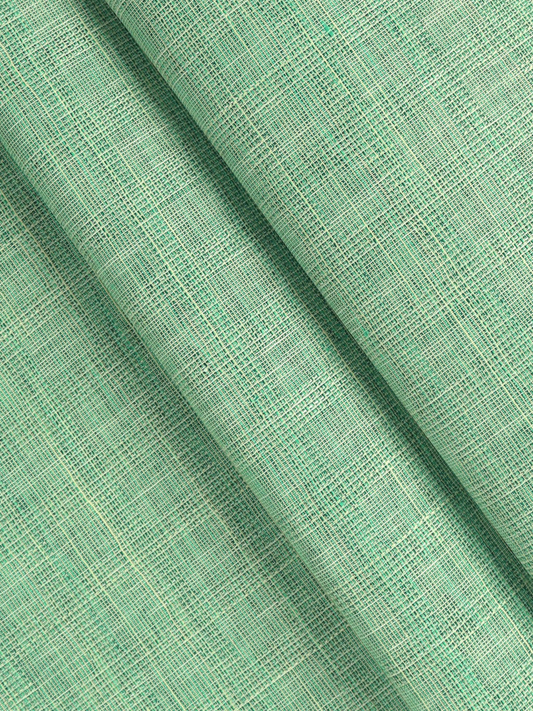 Cotton Rich Green Checked Shirt Fabric _Galaxy Art