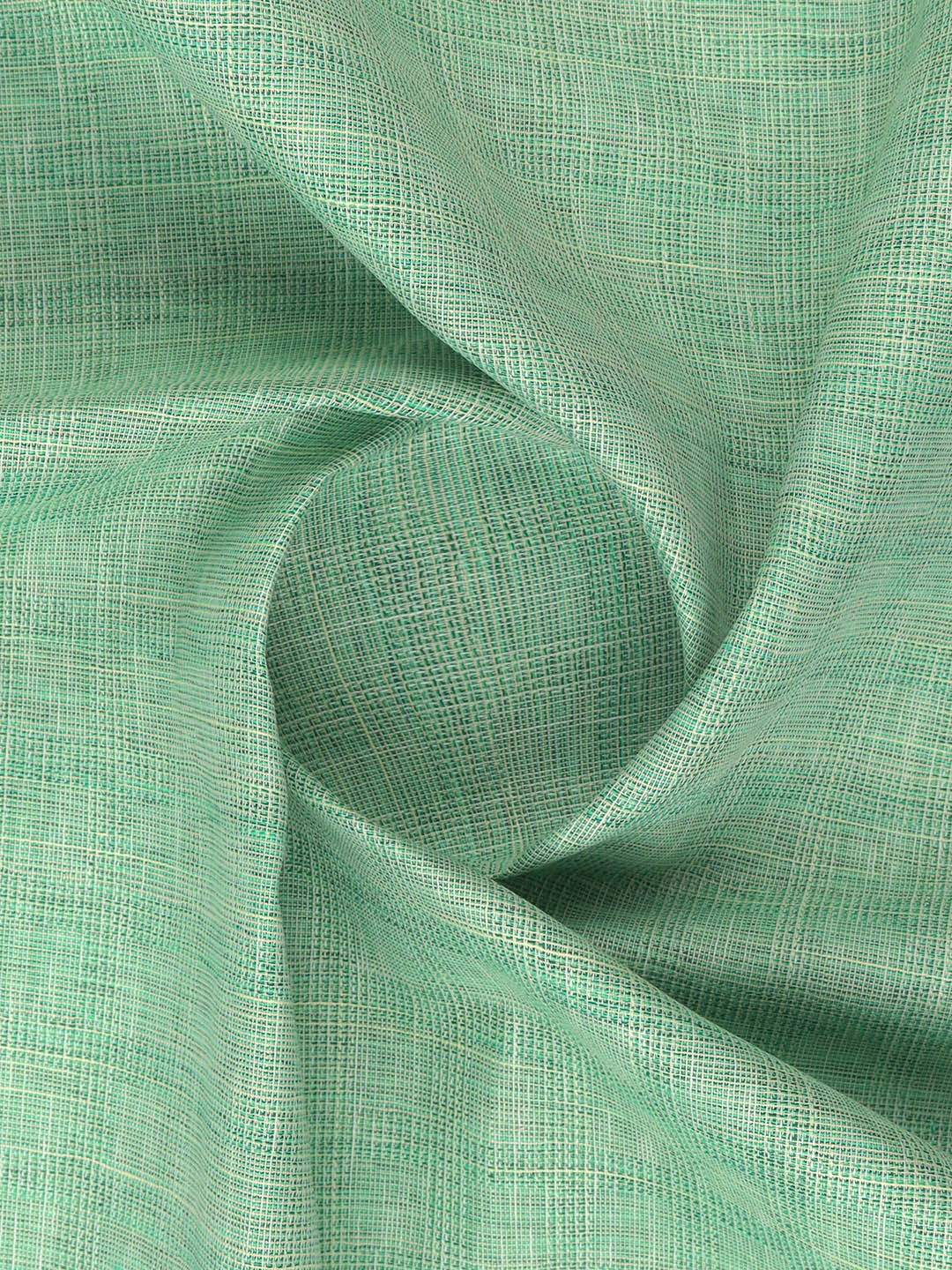 Cotton Rich Green Checked Shirt Fabric _Galaxy Art