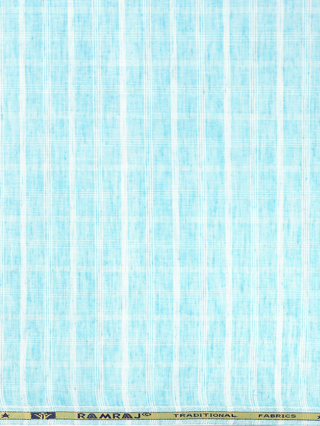 Cotton Checks Blue Colour Traditional Shirting Fabric High Style