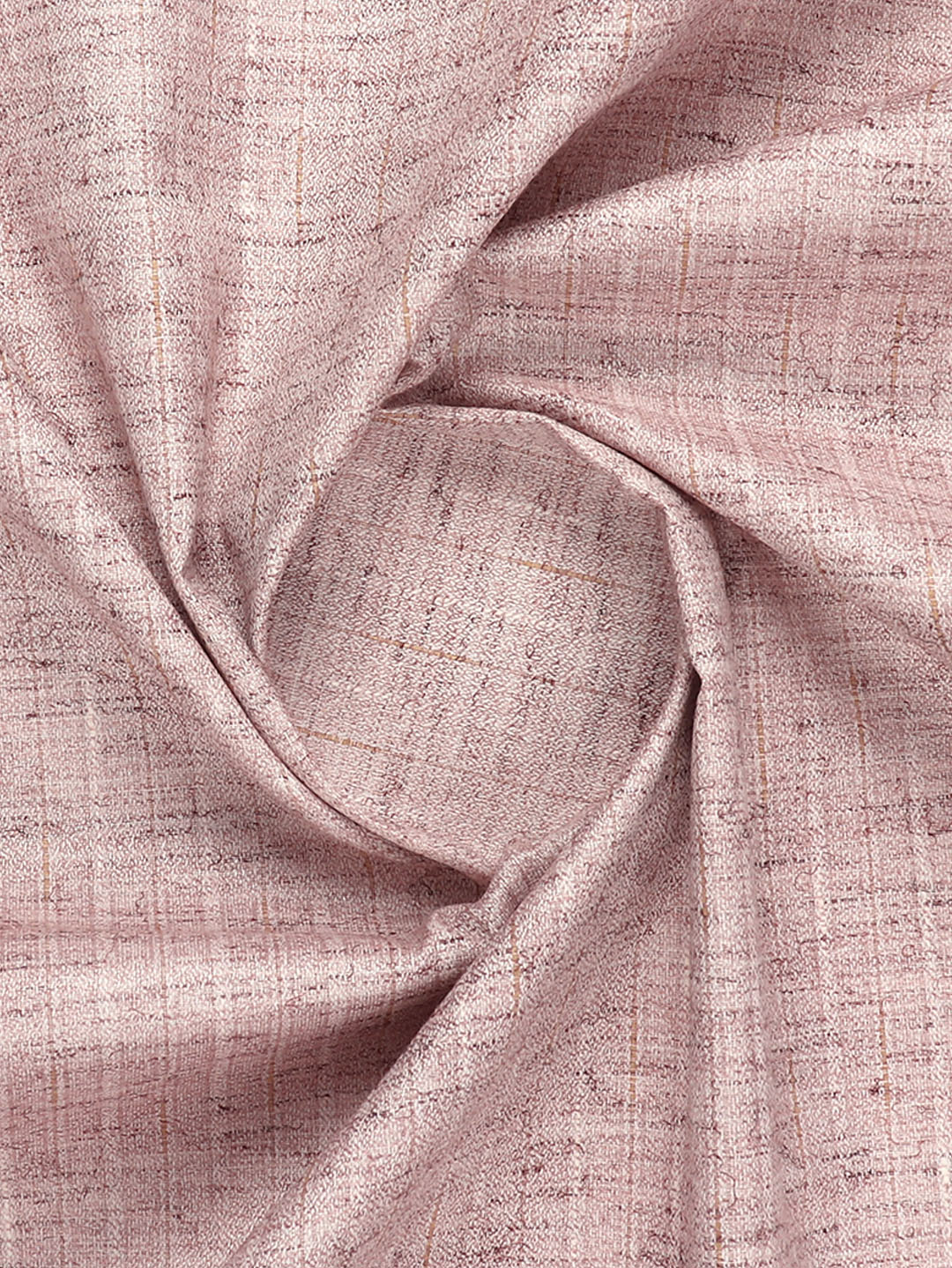 Cotton Rich Peach Self Design Shirt Fabric - Galaxy Art