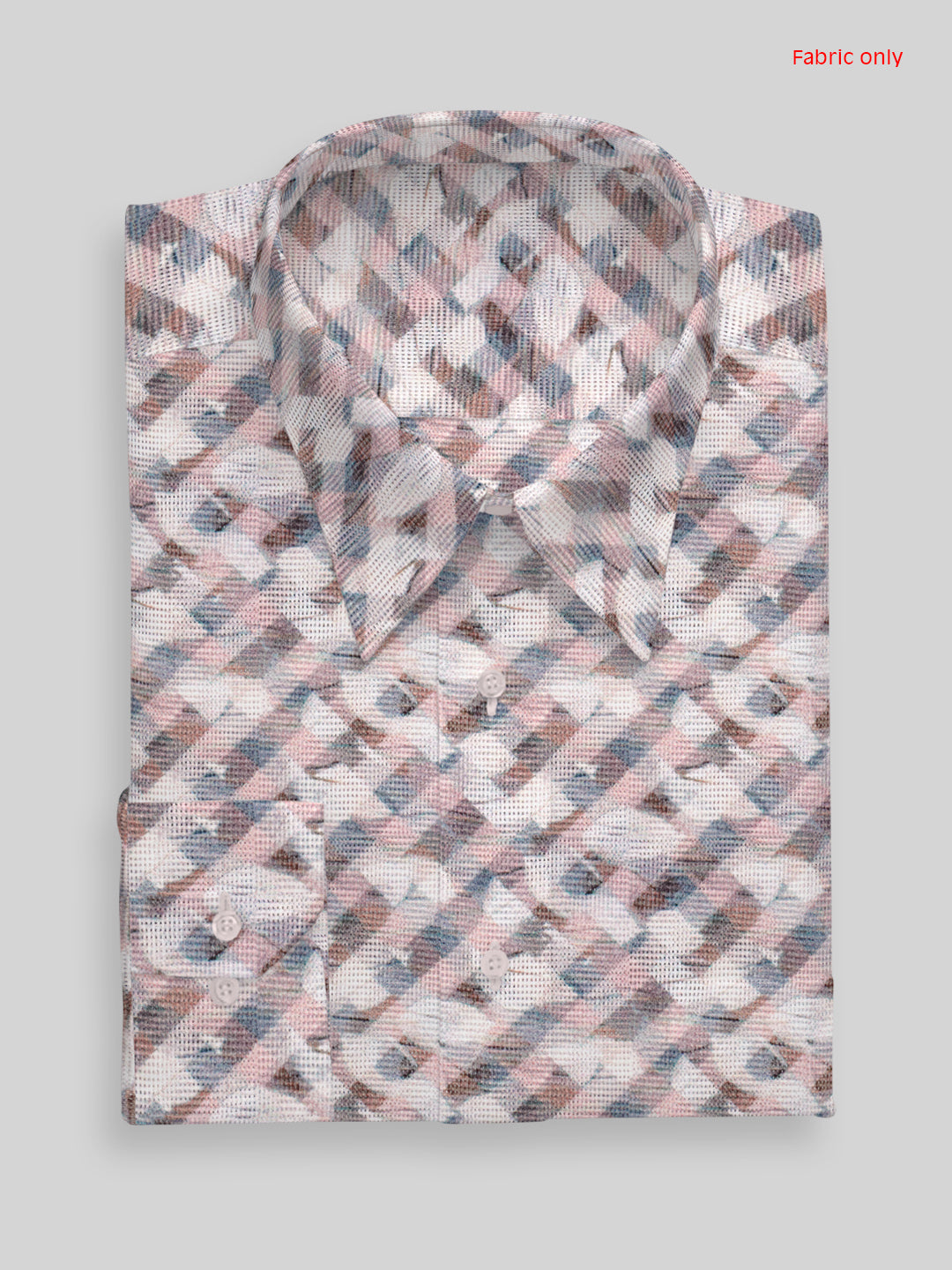 Men Cotton Rich Printed Shirt Fabric Hi Tech