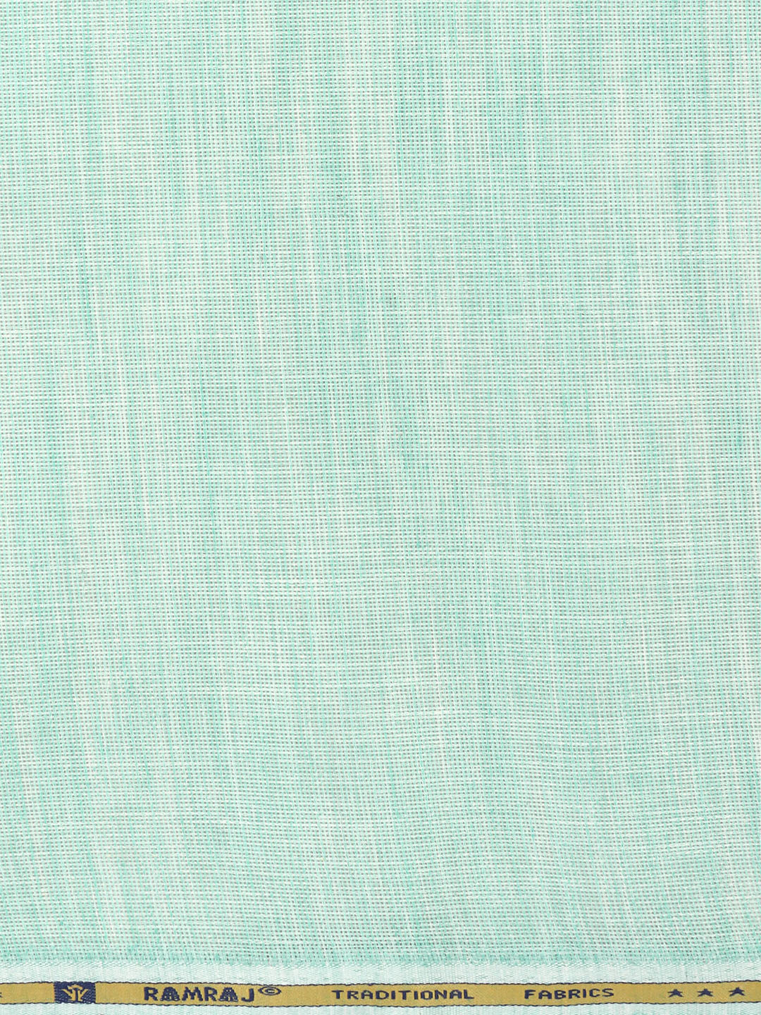 Men Cotton Rich Self Design Shirt Fabric Green High Style