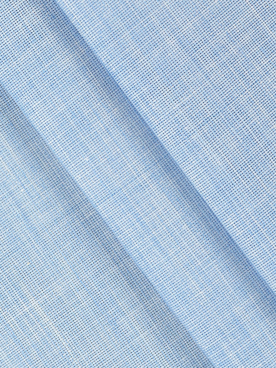 Men Cotton Rich Self Design Shirt Fabric Blue High Style