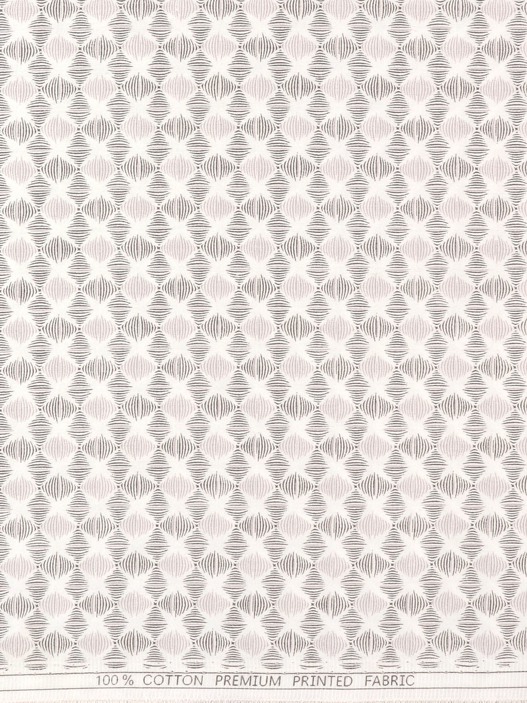 Men 100% Cotton White with Grape Printed Shirt Fabric Oslo