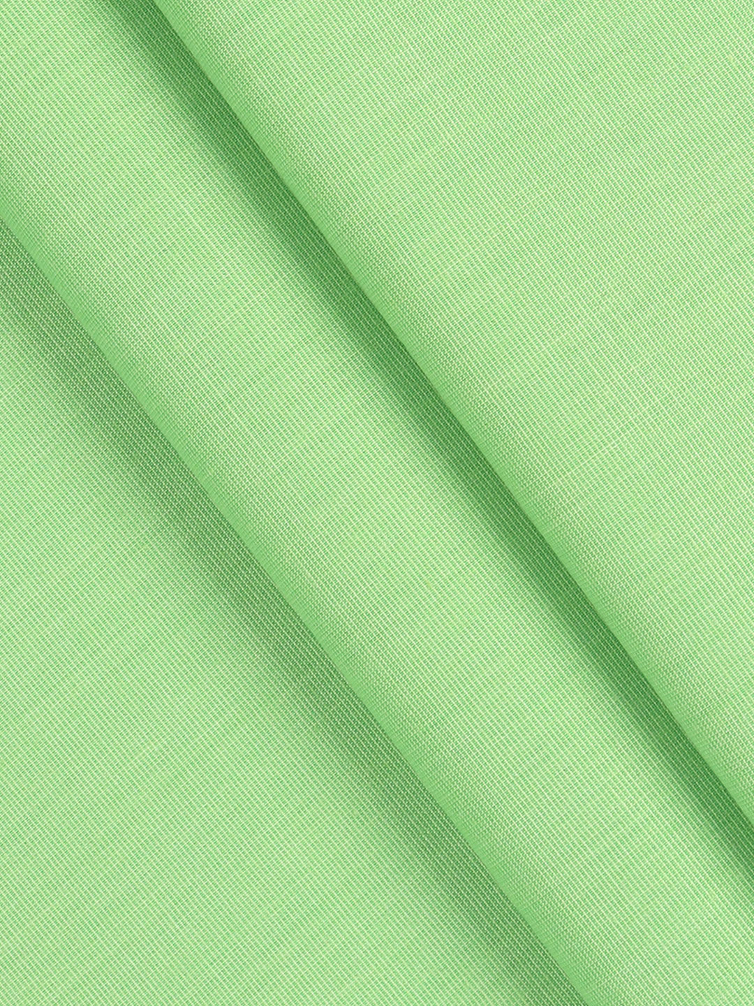Cotton Rich Plain Shirt Fabric Green Galaxy Art