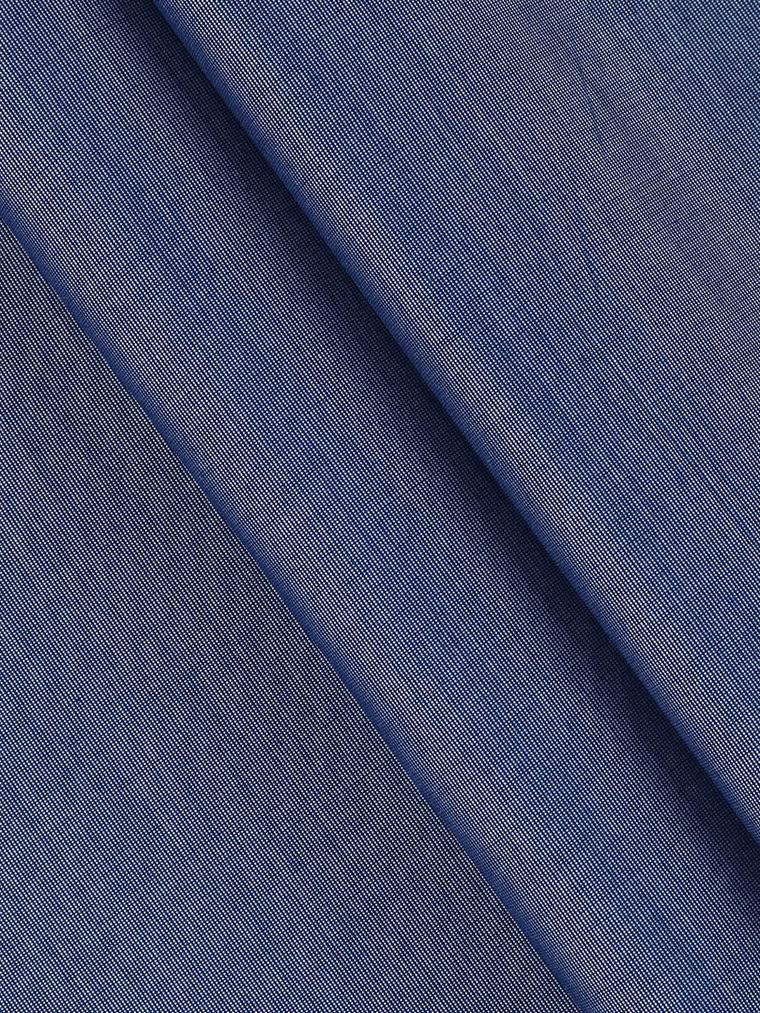 Men Supima Cotton Shirting Fabric Dark Blue Jagua