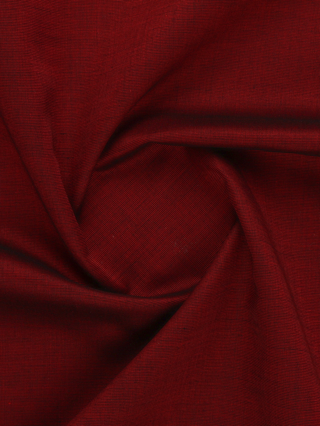 Men's 100% Supima Cotton Red Plain Shirt Fabric Jaguar