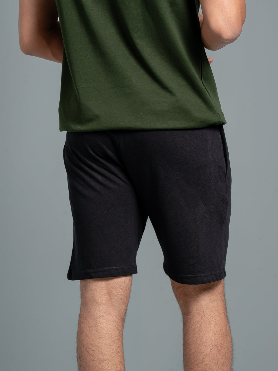 Men Combed Cotton Rich Expert Shorts Black ES1