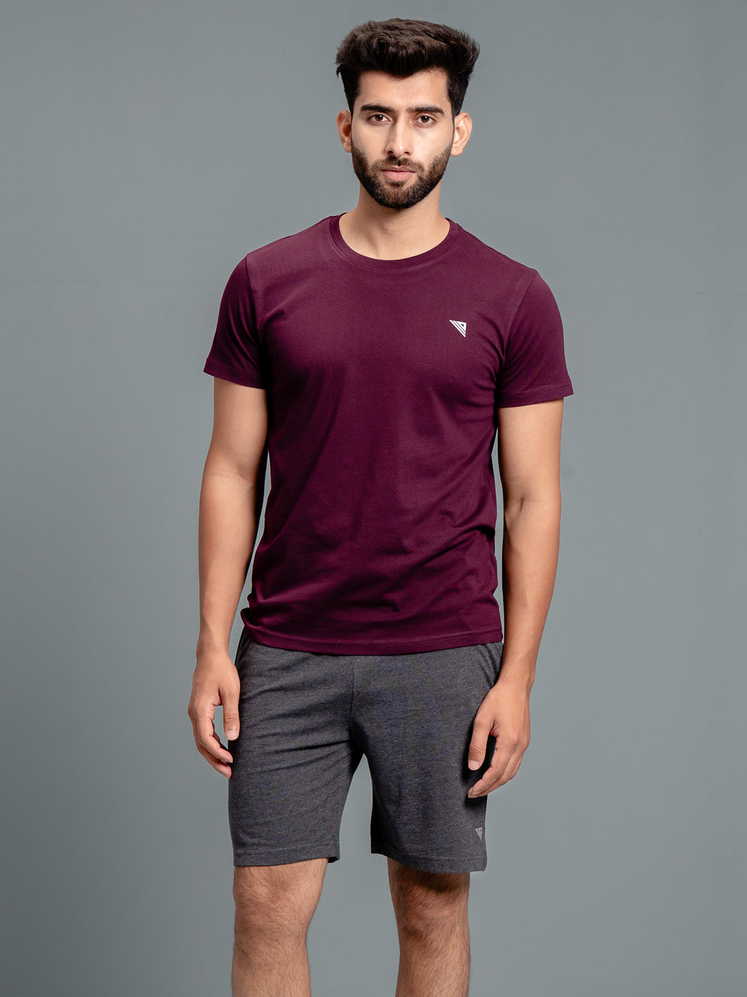 Men Combed Cotton Rich Expert Shorts Charcoal ES8
