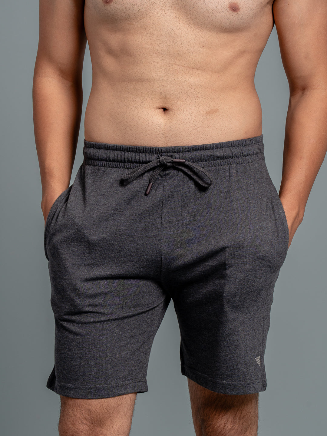 Men Combed Cotton Rich Expert Shorts Charcoal ES8