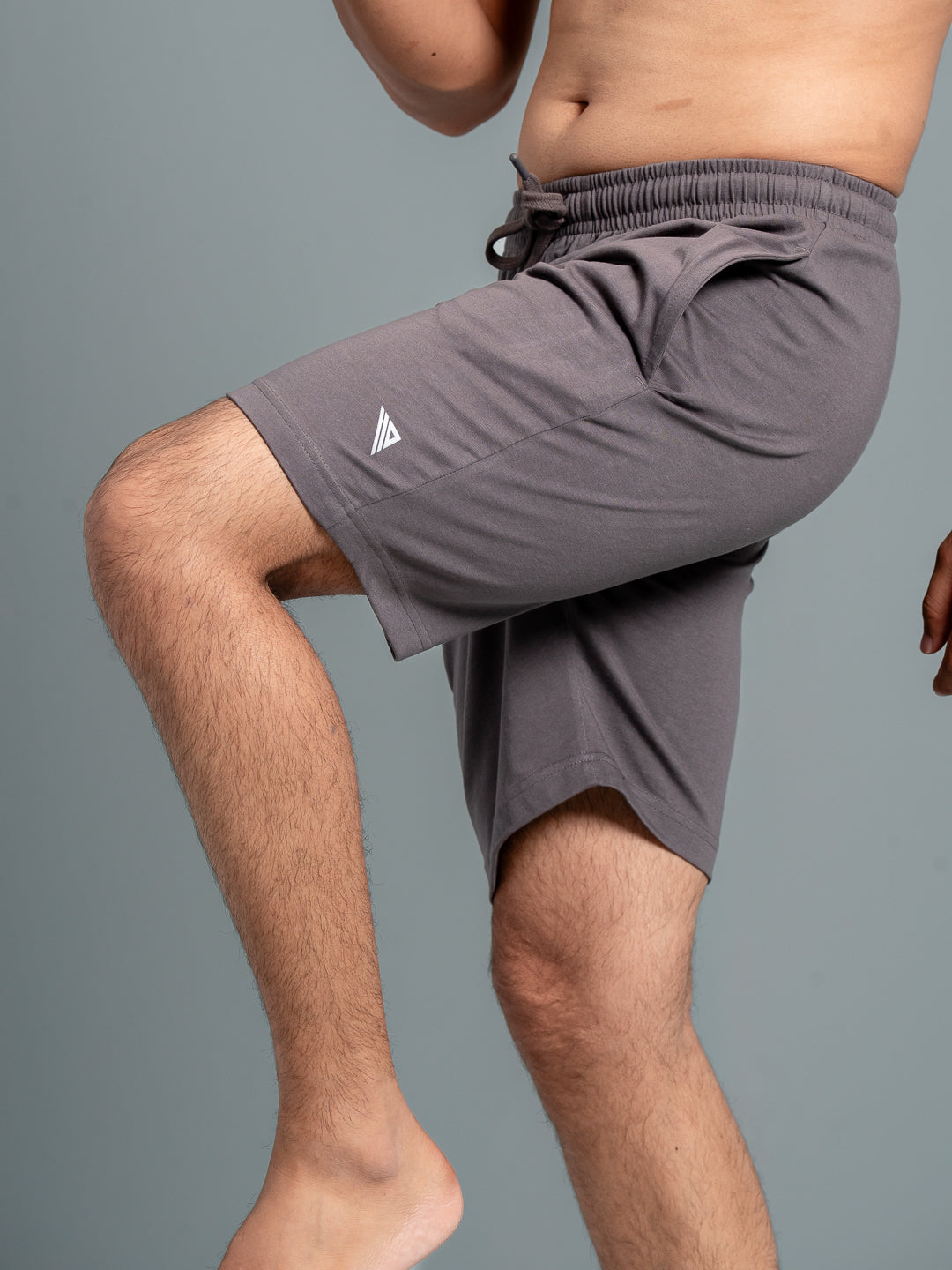 Men Combed Cotton Rich Expert Shorts Grey ES5