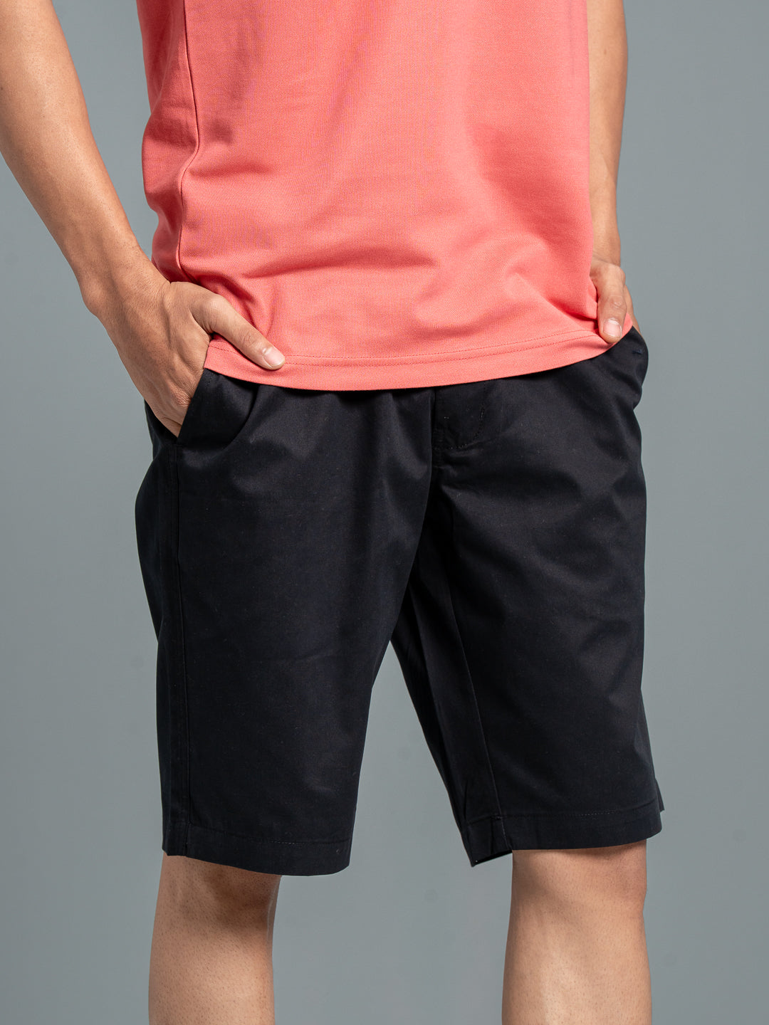 Men 100% Combed Cotton Golf Boxer Shorts Black GS6