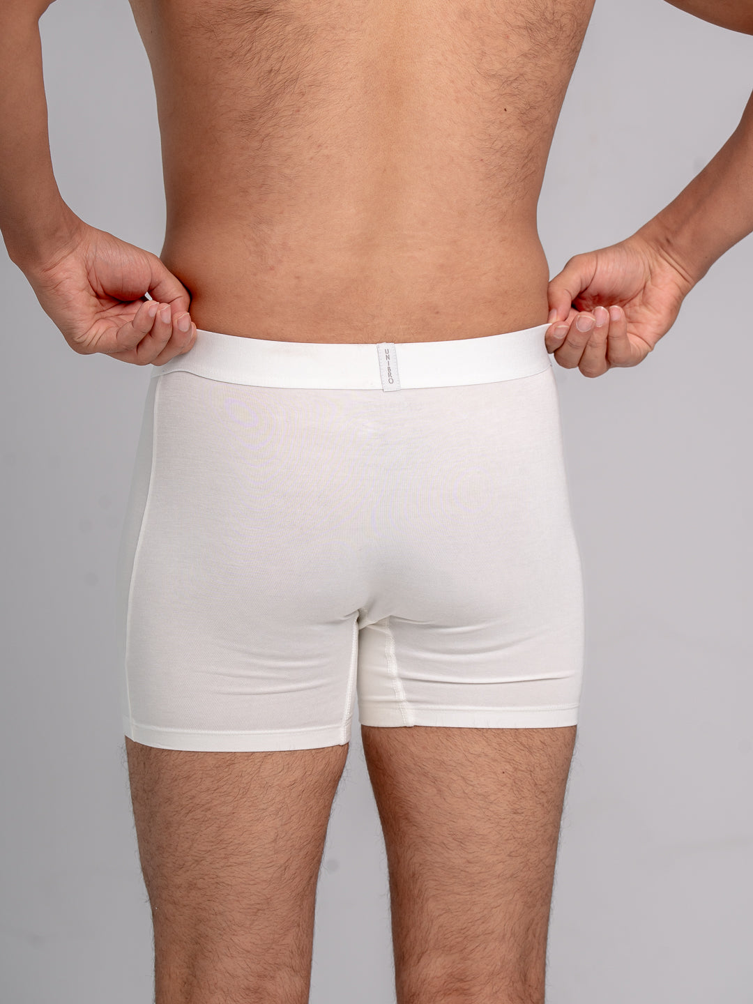Men TENCEL™ Air Modal Fiber White Boxer Brief