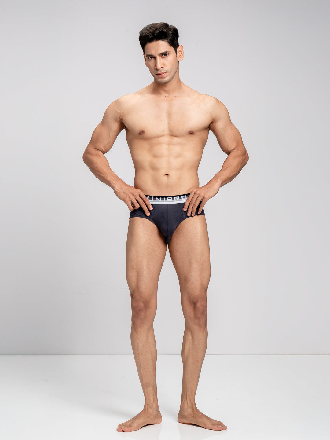 Men TENCEL™ Modal Micro Elastane Stretch Brief Graphite Grey