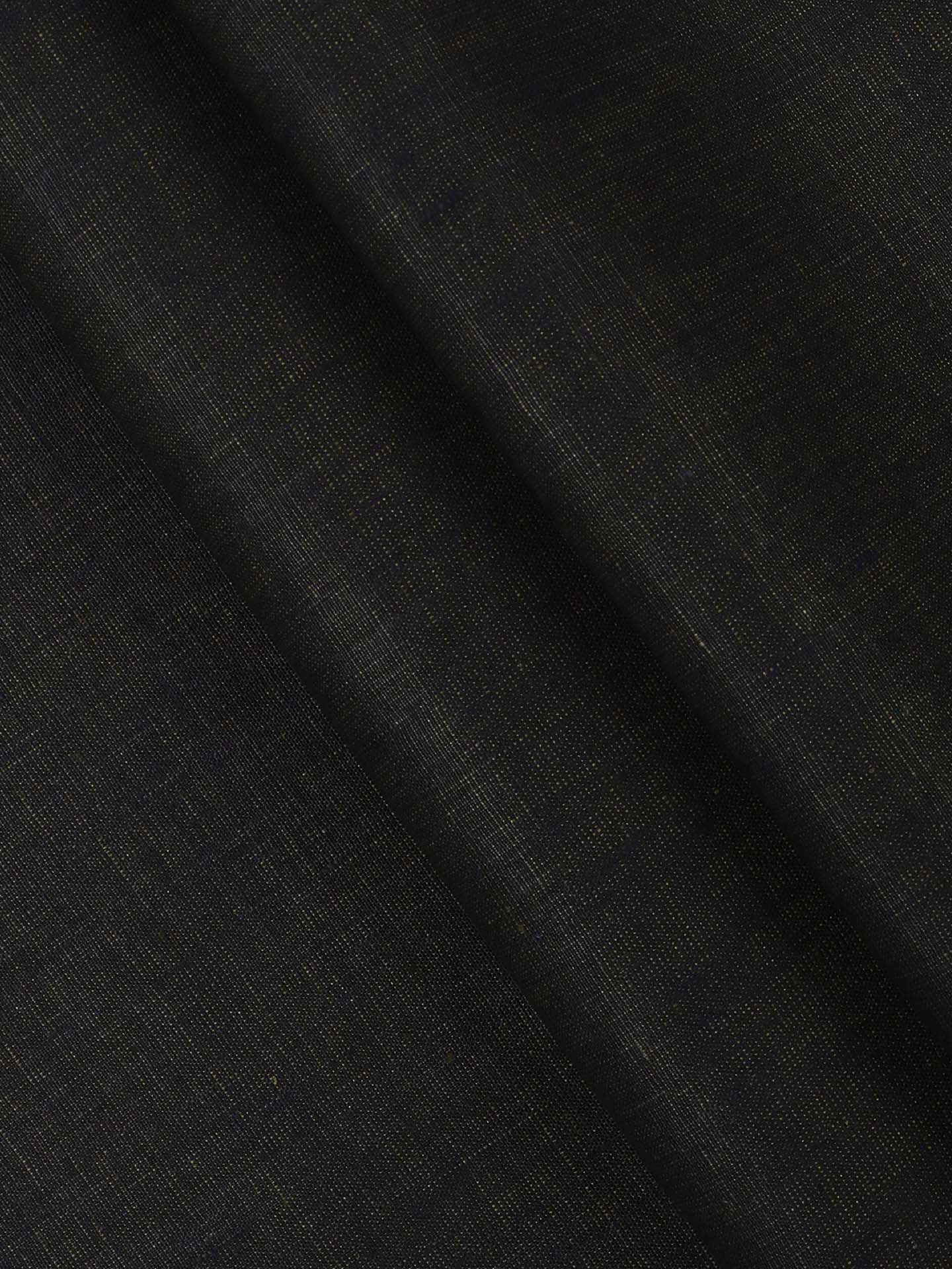 Linen Brooks Suiting Fabric Black