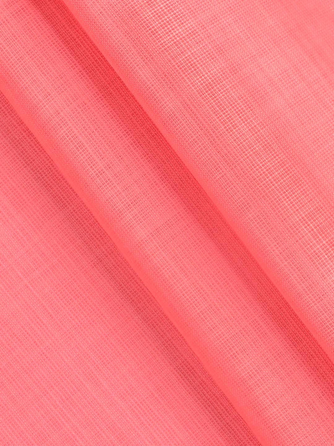 Mens Cotton Rich Pink Plain Shirt Fabric Infinity