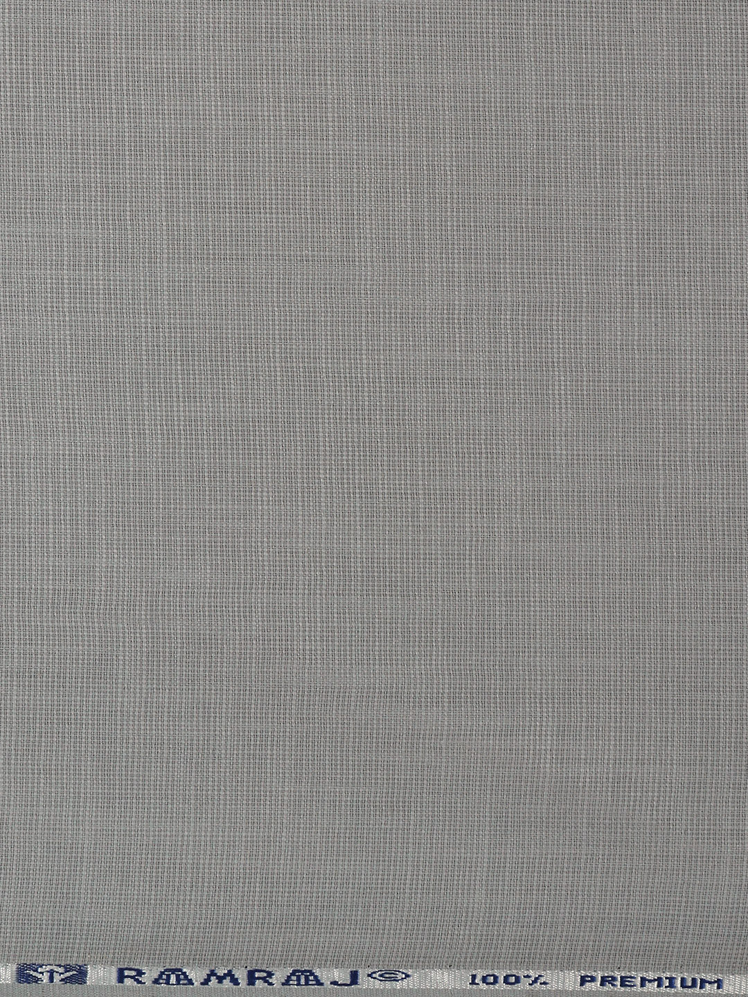 Men 100% Cotton Grey Plain Shirt Fabric Infinity