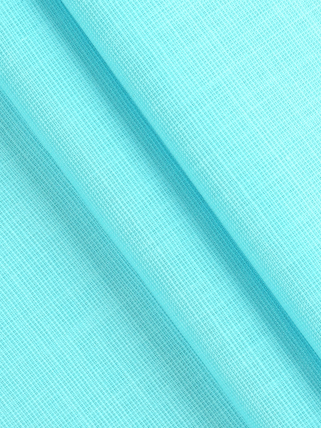 Men 100% Cotton Sky Blue Plain Shirt Fabric Infinity