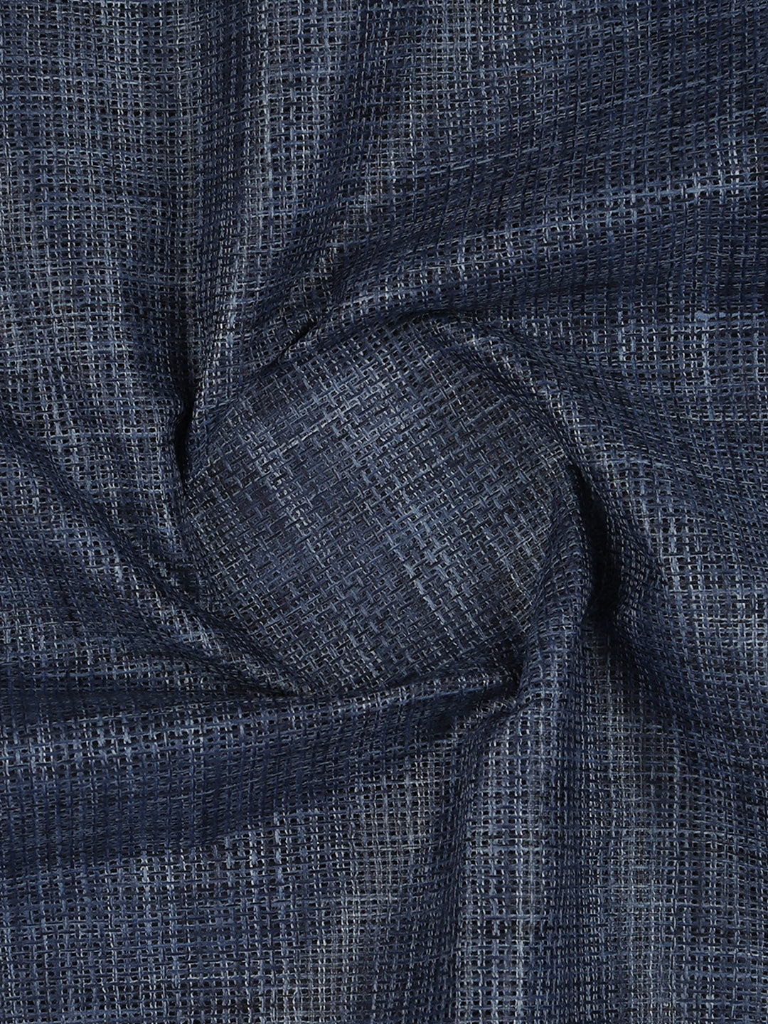 Men’s Cotton Rich Self Design Dark Blue Shirt Fabric High Style