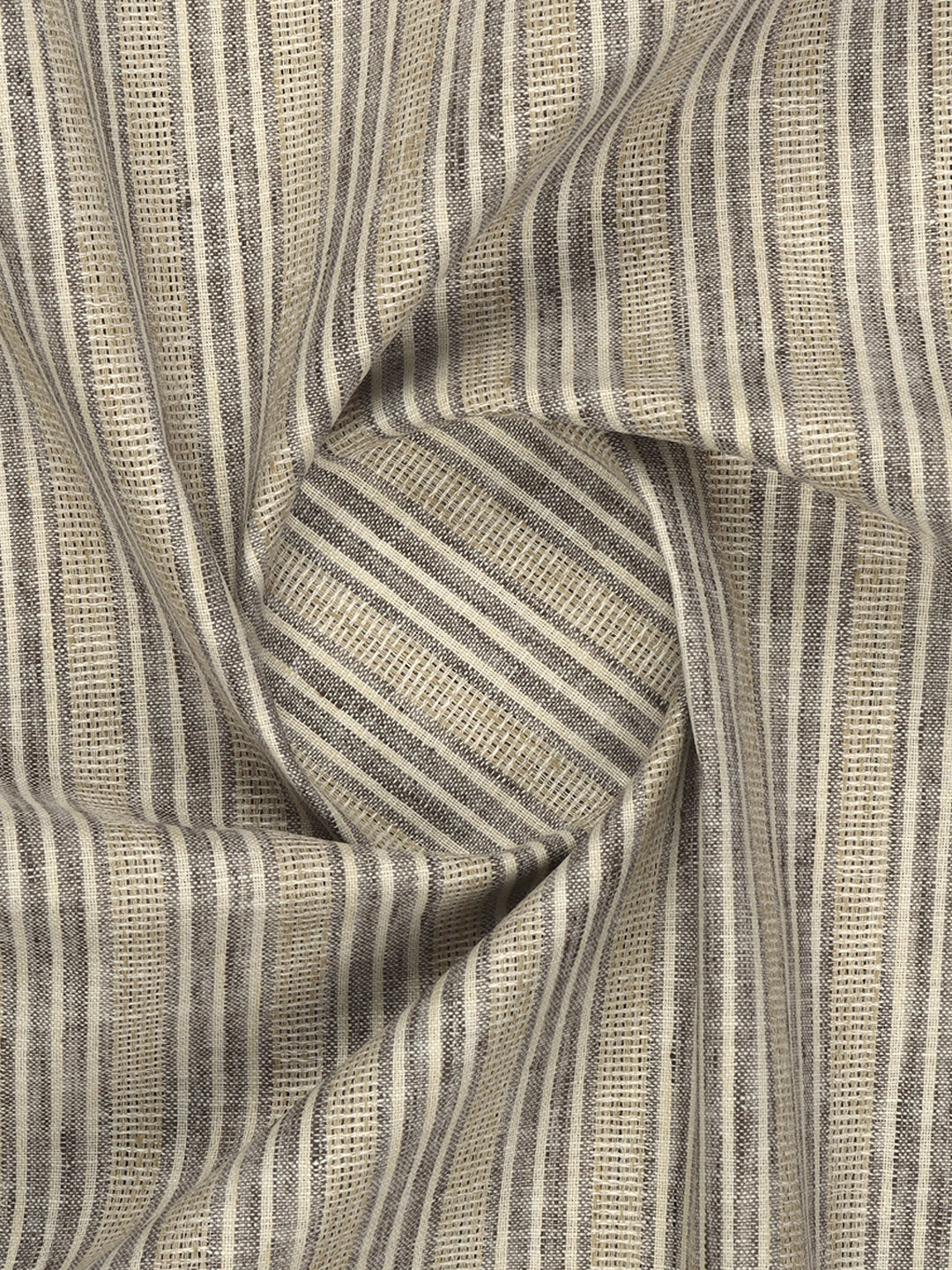 Men Cotton Rich Self Design Shirt Fabric Light Brown High Style