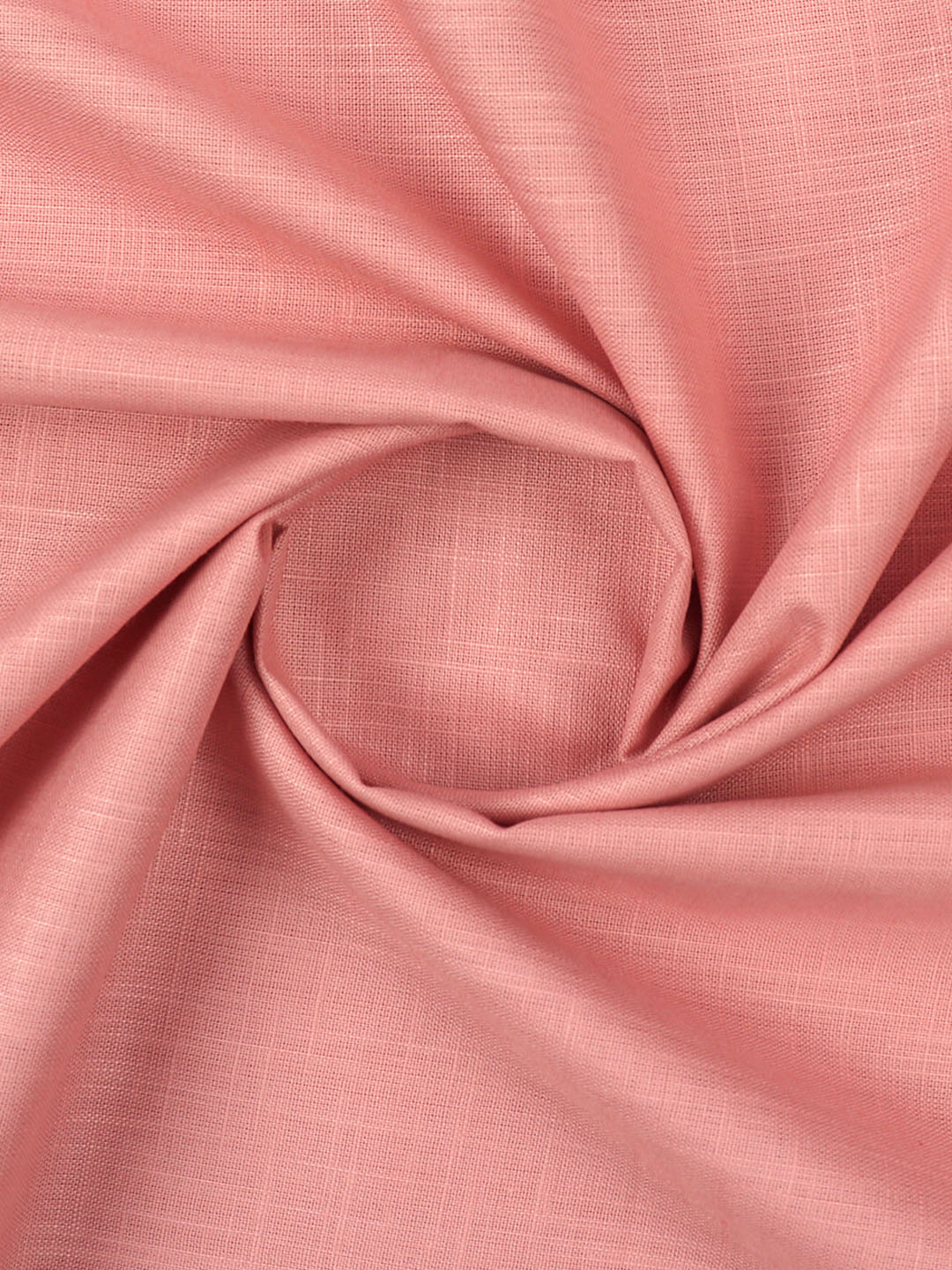 Cotton Rich Peach Colour Plain Shirt Fabric Infinity