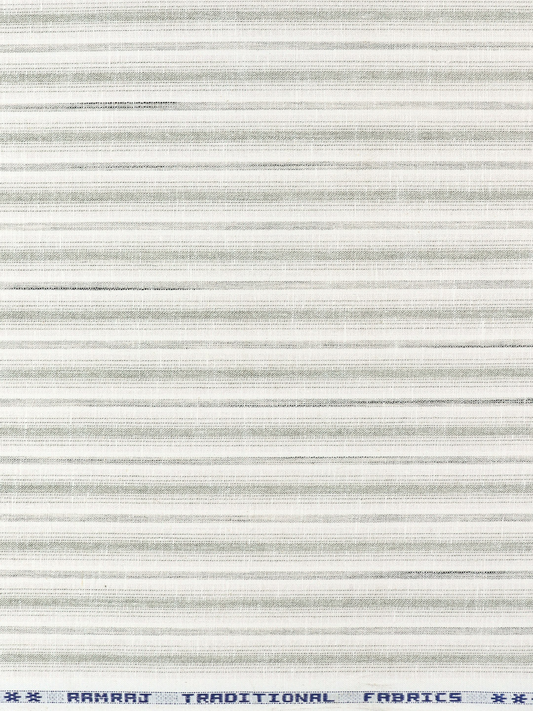 Men Cotton Rich Striped Shirt Fabric White High Style