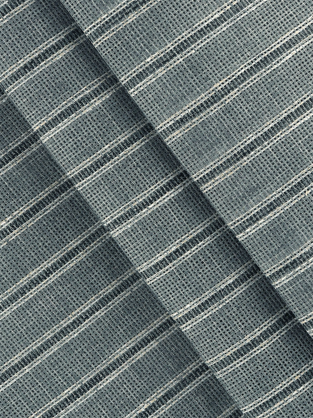 Cotton Blend Self Design Shirt Fabric Grey High Style