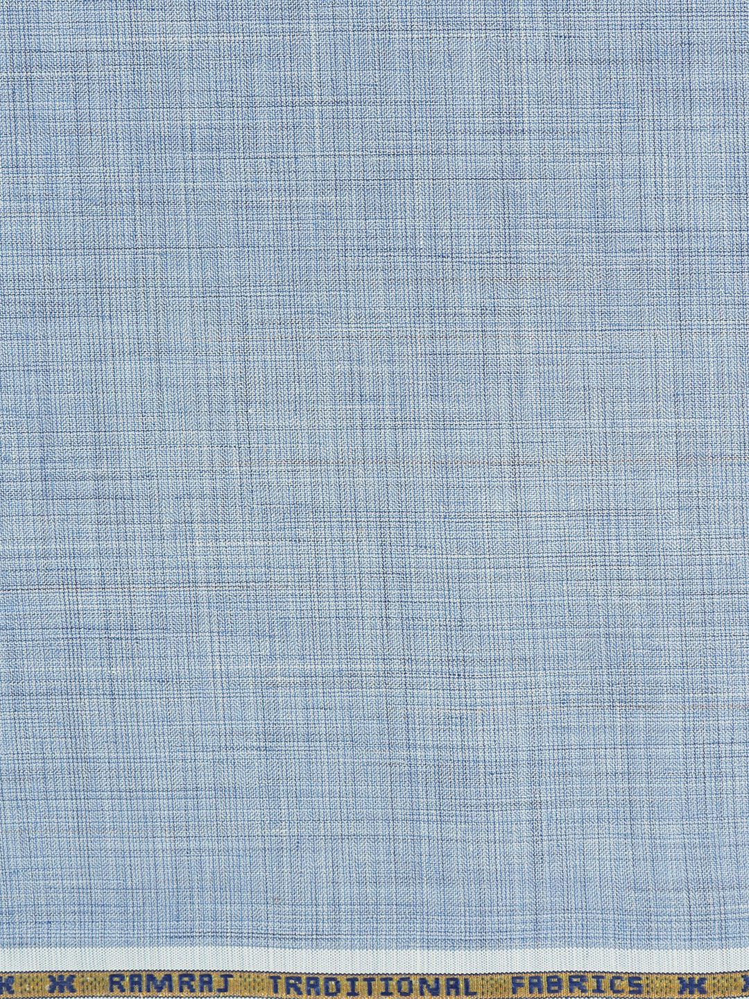 Cotton Rich Blue Plain Shirt Fabric Infinity