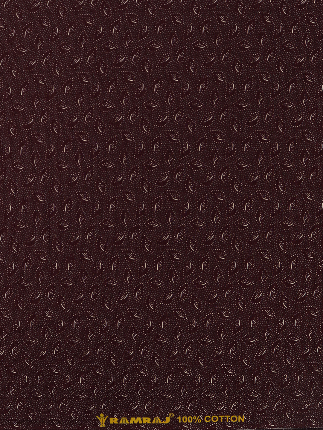 100% Cotton Maroon Over All Printed Shirt Fabric Alpha-Zoom view