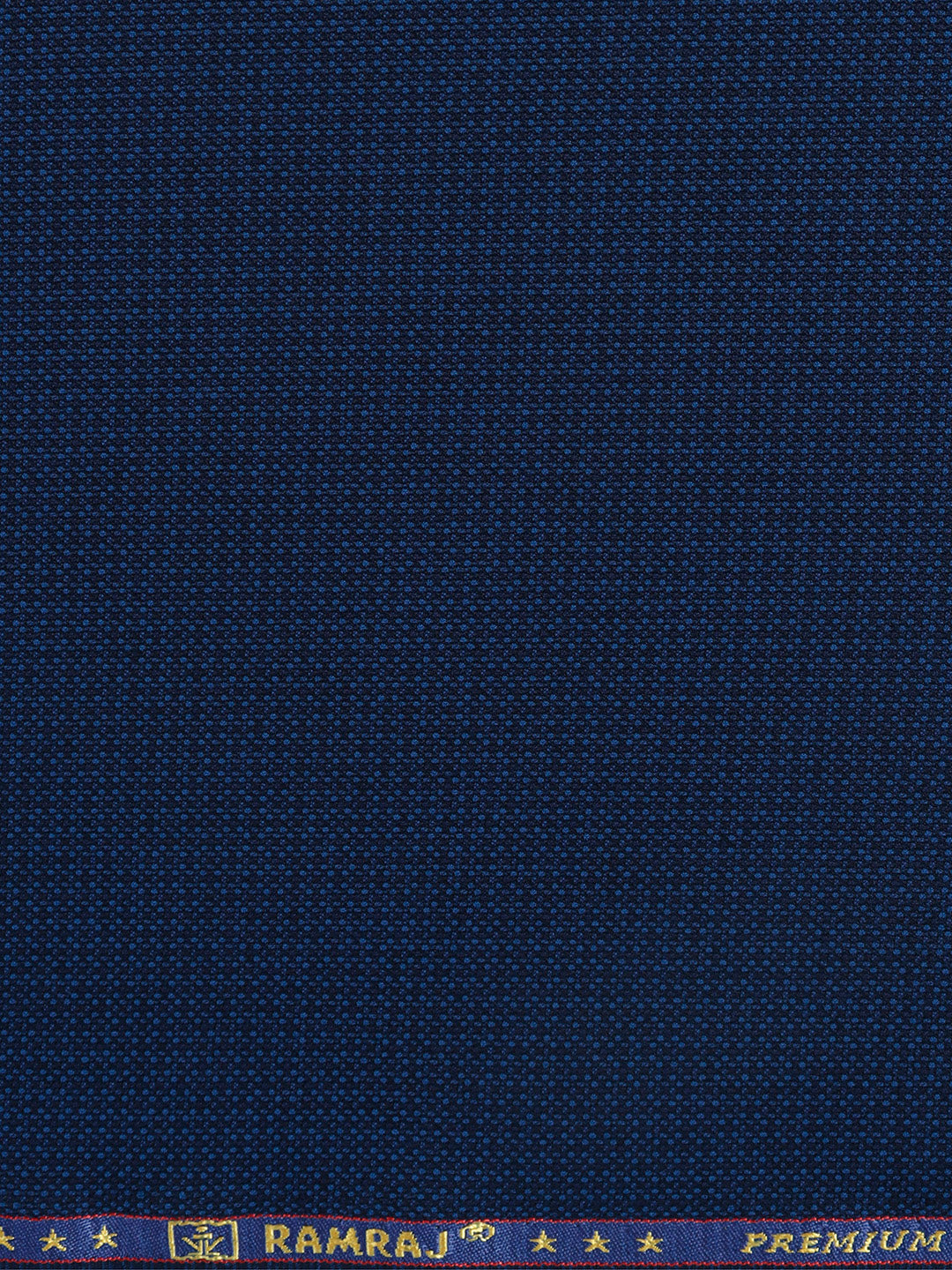 Premium Poly Viscose Self Design Suiting Fabric Blue Dream Craft