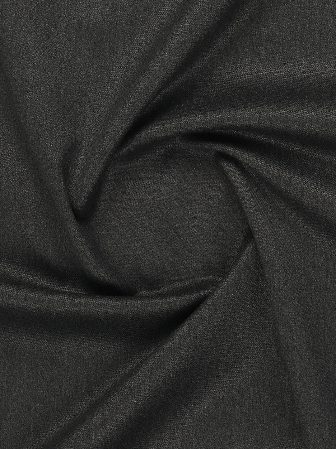 Premium Poly Viscose Plain Stretch Suiting Fabric Dark Grey Miracle