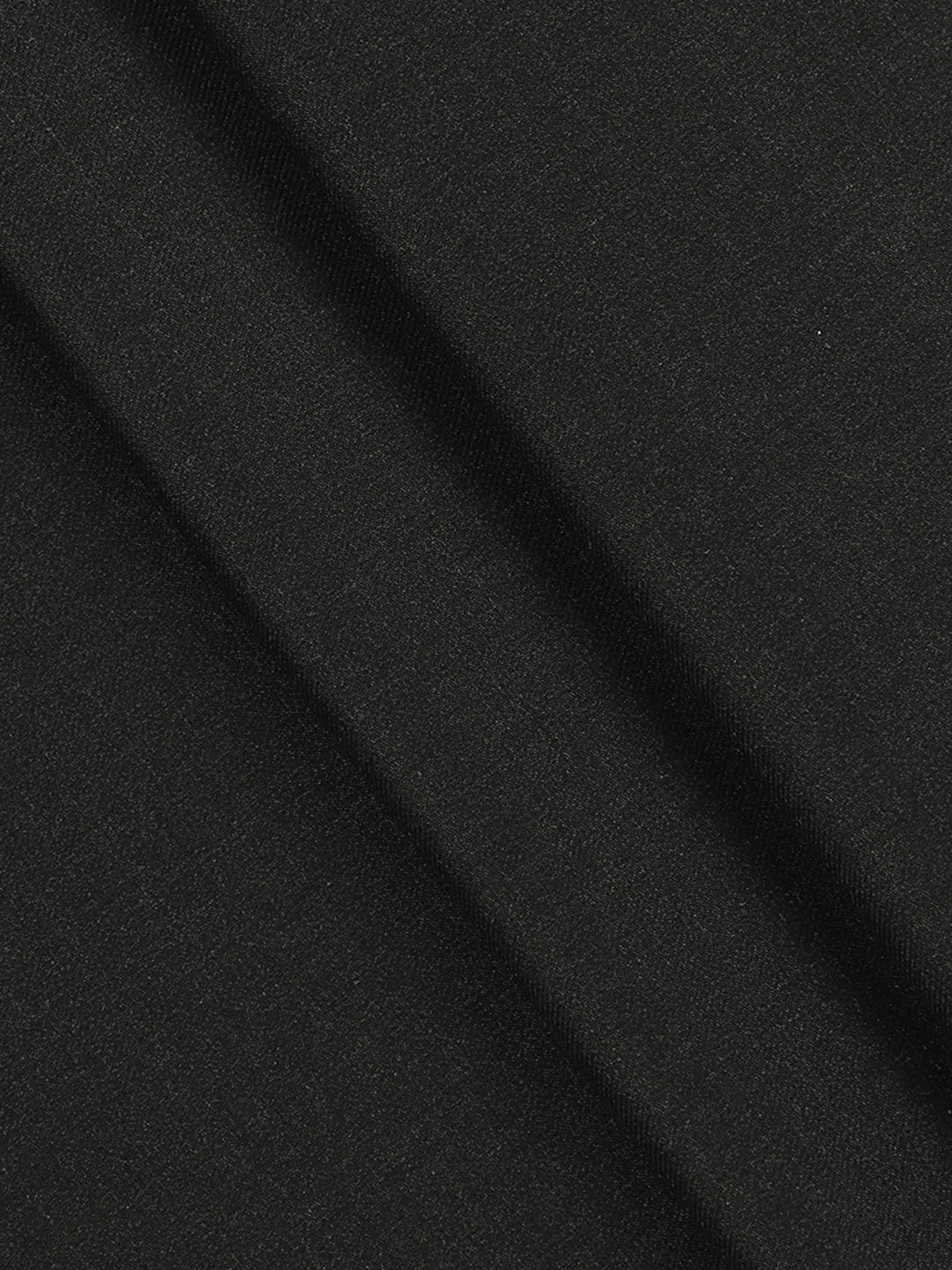 Premium Australian Merino Wool Blended Plain Black Suiting Fabric Mark Wool