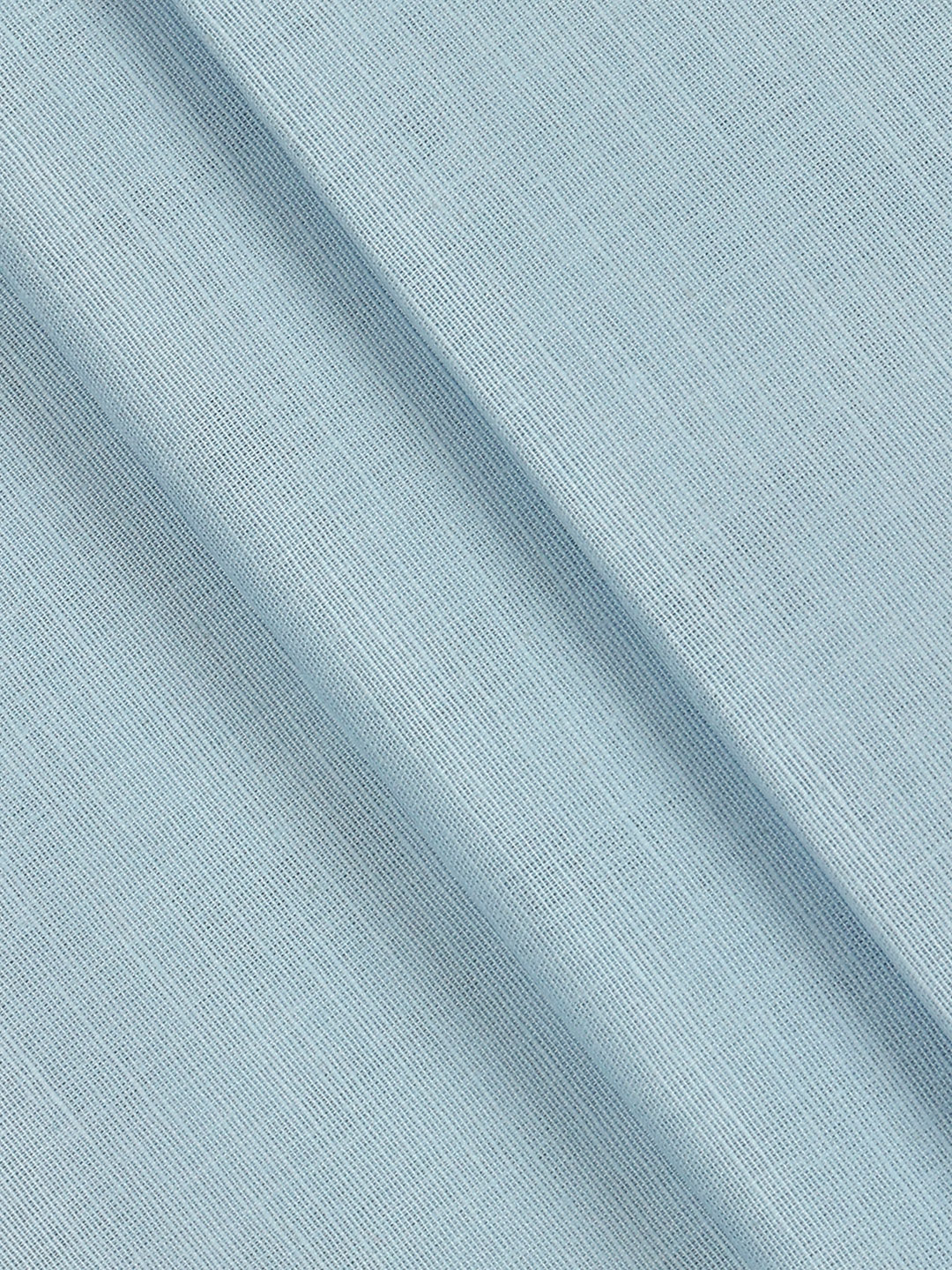 Men Cotton Rich Blue Plain Shirt Fabric Hi-Tech