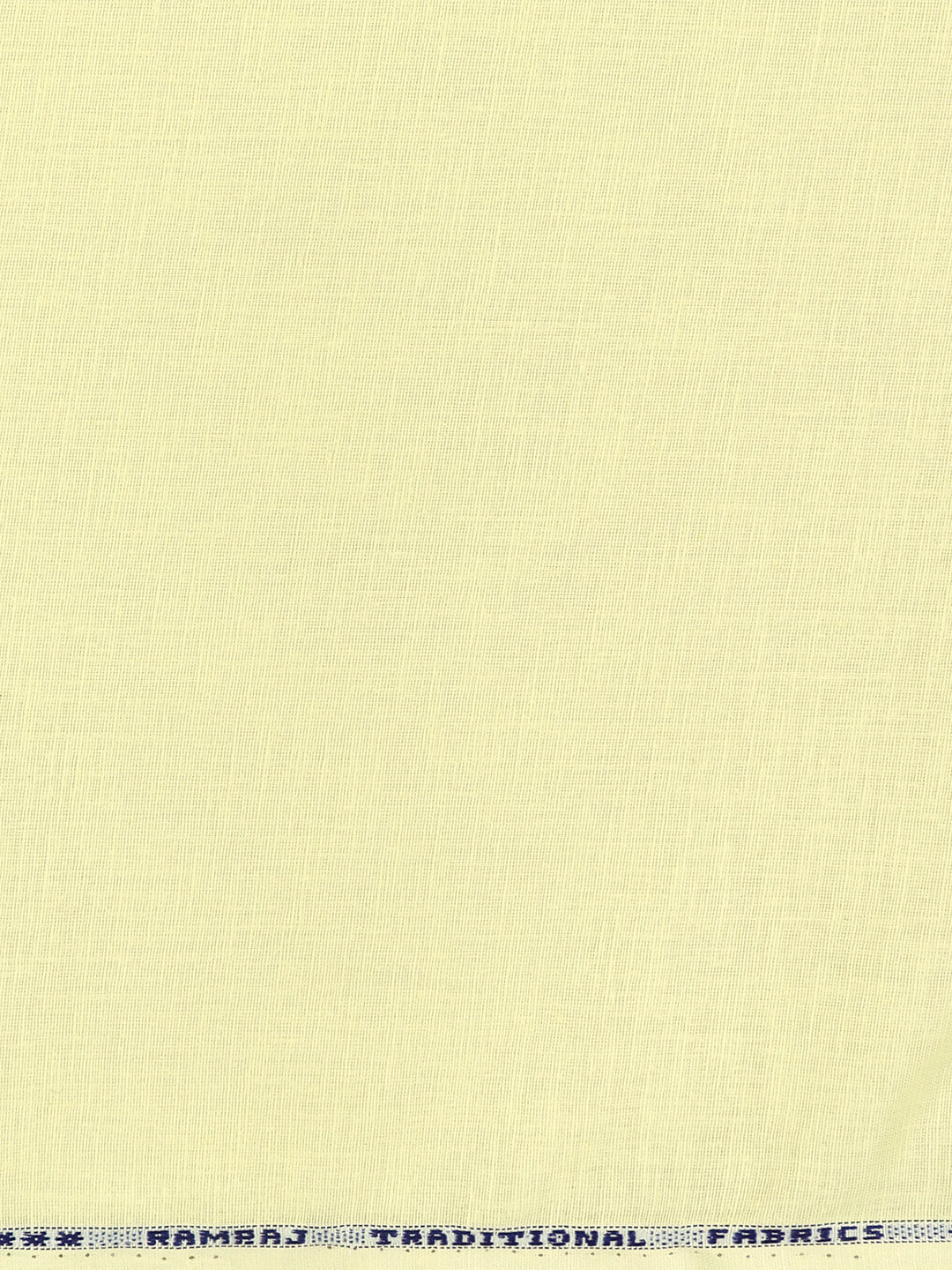 Men Cotton Rich Plain Shirt Fabric Yellow Hi-Tech