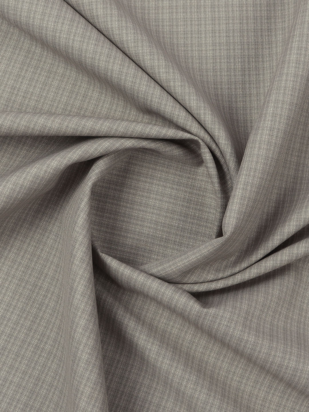 Cotton Checked Super Stretch Grey Suiting Fabric-Chronicle