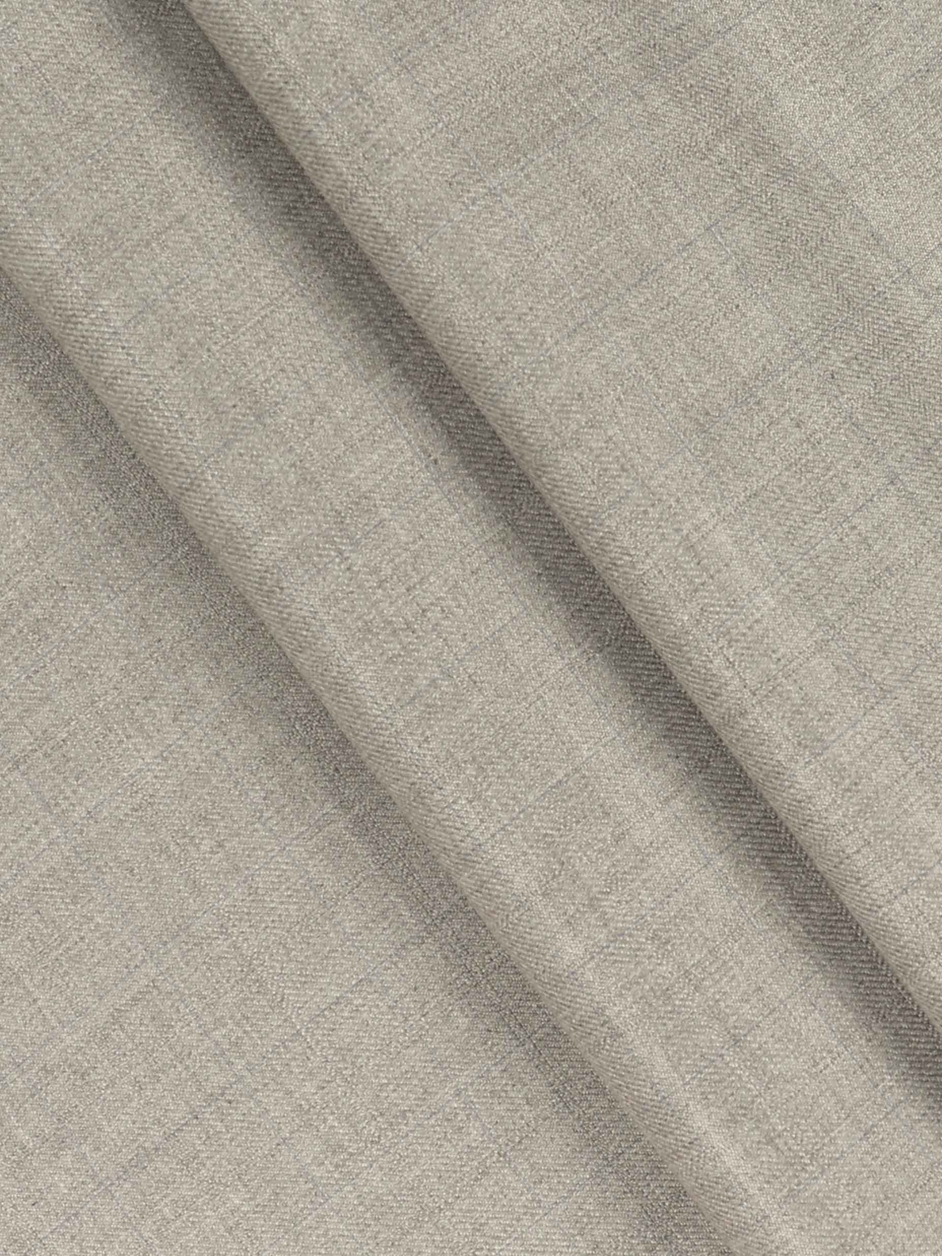 Linen Club Beige 100% Pure Linen Self Design Trouser Fabric (1.30 M)