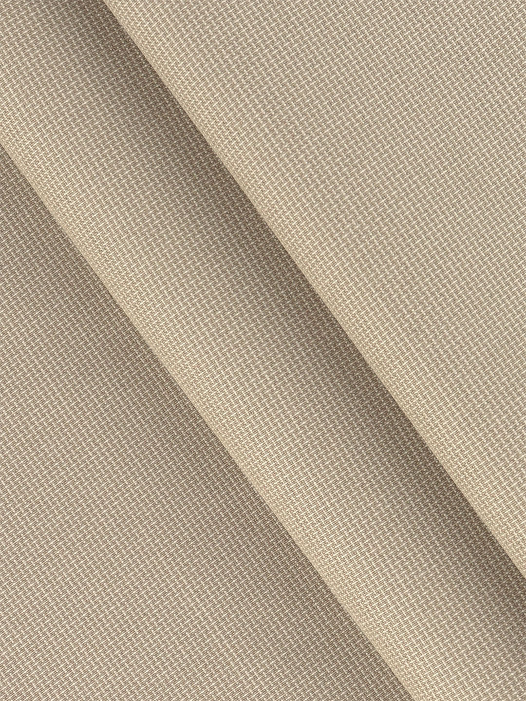 Poly Viscose Beige Self Design Suiting Fabric Week Days