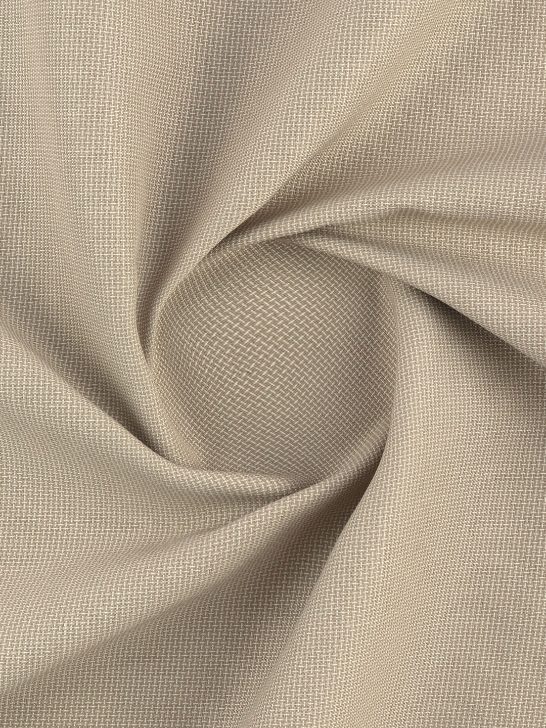 Poly Viscose Beige Self Design Suiting Fabric Week Days