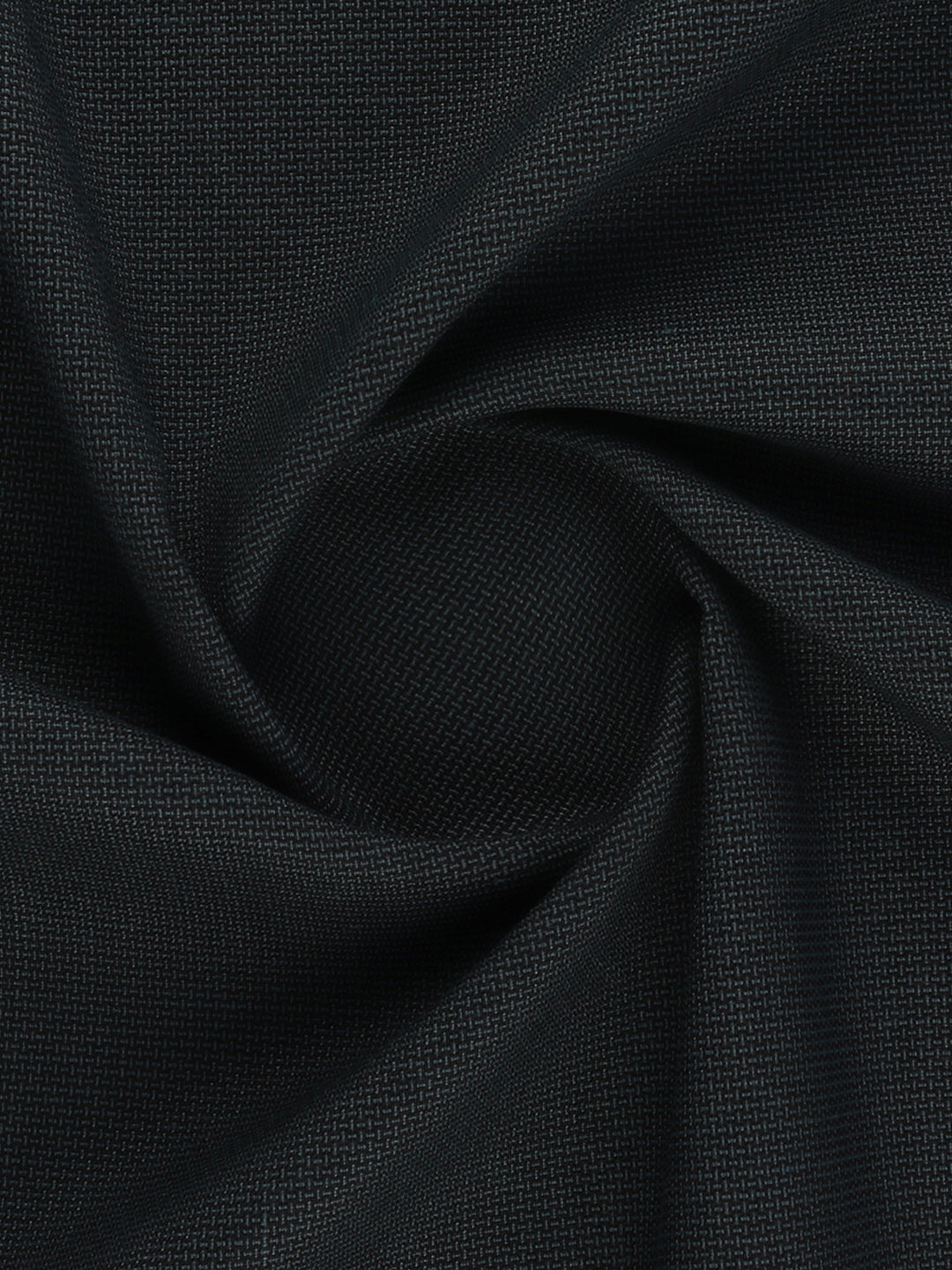 Poly Viscose Navy Blue Self Design Suiting Fabric Week Days