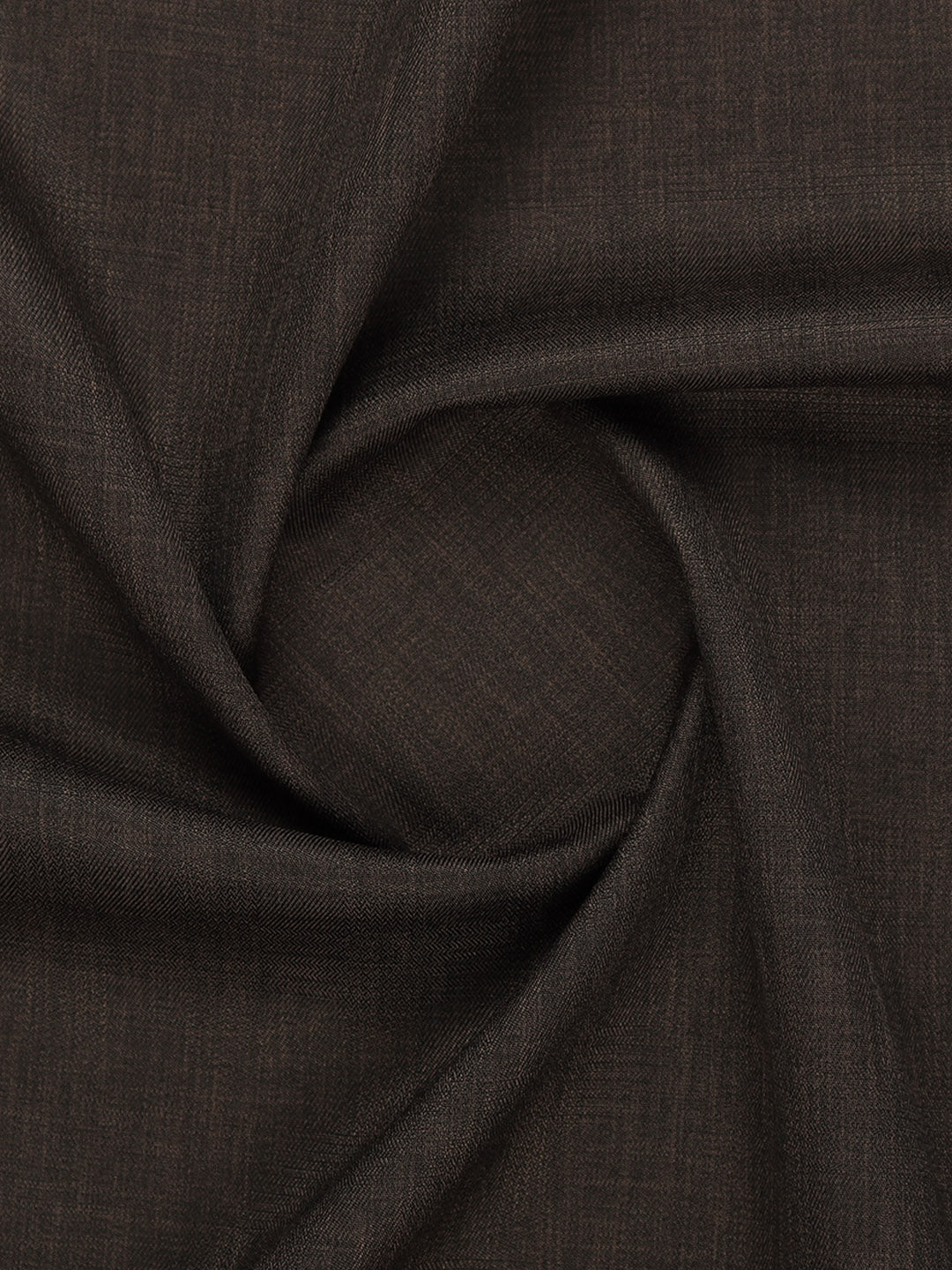 Men Cotton Blend Pants Fabric Dark Brown Week Days