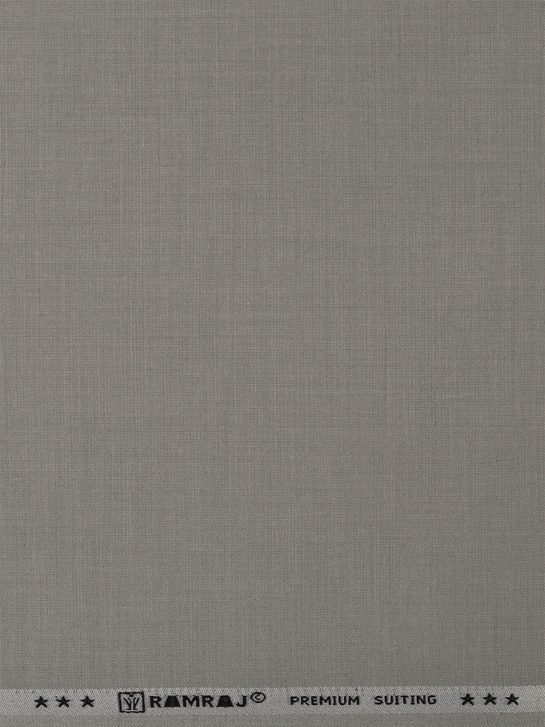 Men Poly Viscose Blend Pants Fabric Light Grey Happy Days