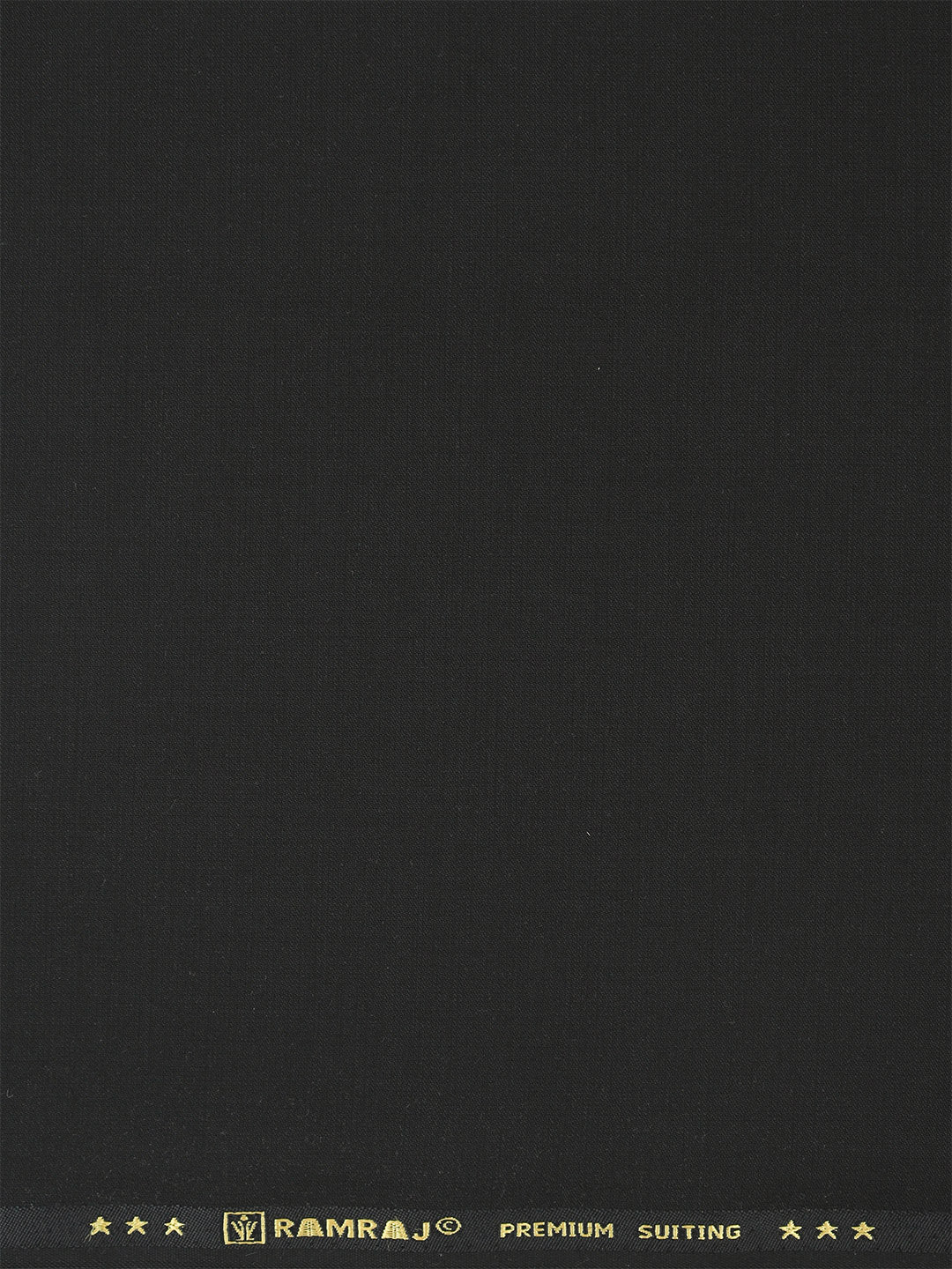 Men Poly Viscose Blend Pants Fabric Black Happy Days