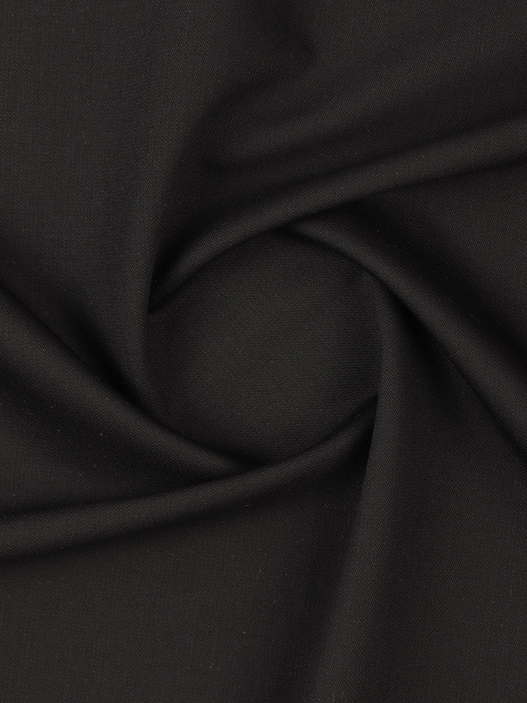 Men Poly Viscose Blend Pants Fabric Black Happy Days