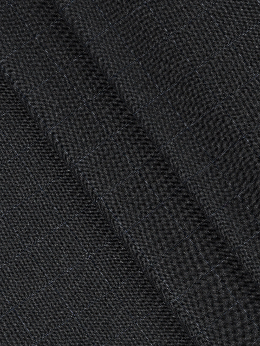 Men Poly Viscose Blend Pants Fabric Dark Blue Fun Days